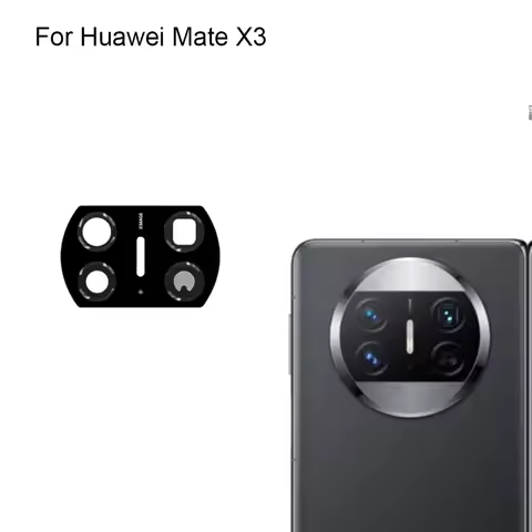 Tested New For Huawei Mate X3 Rear Back Camera Glass Lens For Huawei Mate X 3 Repair Parts Replaceme