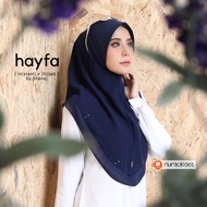 SHANAJ : HAYFA / TUDUNG SARUNG 2 LAYER CHIFFON / AWNING SCUBA / INSTANT SARUNG