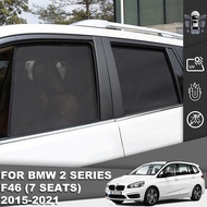 For BMW 2 Serie Gran Tourer F46 2014-2022 Magnetic Car Sunshade Front Windshield Curtain Baby Rear S