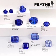 [100% Original Lab Grown Diamond-Gem] - (Blue Sapphirenatural) - FL-IF-VVS1-Color D PREMIUM natural 