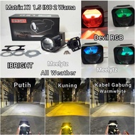 BEBAS ONGKIR - Projector Biled Matrix X1 1,5inc 2 Warna All Weather