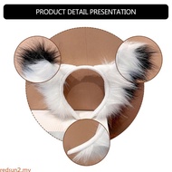 redsun2 Girls Handmade Furry Dog Ear Wolf Furry Wolf Party Costume Cute Dog Ears