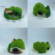 Fish Shrimp Hide House Fish Tank Decoration Hobbit Aquarium Landscaping Rockery Stone Bridge Ornamen
