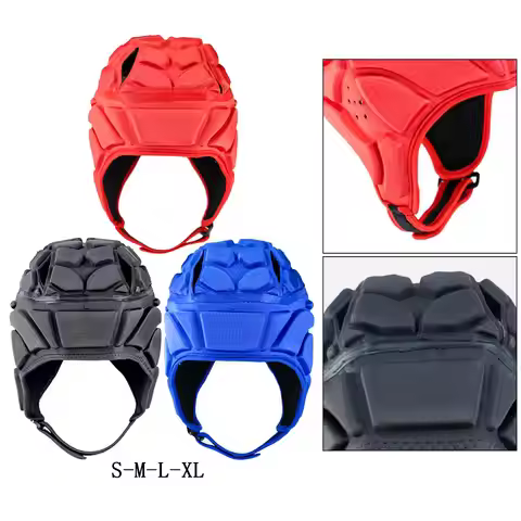 Rugby Helmet Football Headgear 7v7 Flag EVA Padded Scrum Cap Baseball Helmet