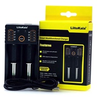 /spot inventory LiitoKala Lii-202 2 Slot Battery Charger AWT 18350/18650/21750/22650/25500/26650 & e