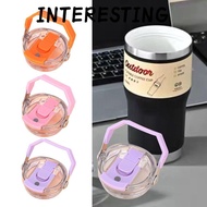 INTERESTING Bottle Lid, Transparent Replacement Cup Lid, Portable Multicolor Splash Spill Proof Wate