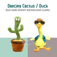 Tqs Dancing Cactus Toy Dancing Duck Toy Dancing Cactus Dancing Duck Doll Rocking Cactus Joget