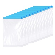 【AiBi Home】-12 Pack Reusable Roll Up Compression Bags, Medium Vacuum Storage Bags for Travel,Saving Storage Packing Bags