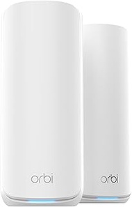 NETGEAR Orbi 870 Series Tri-Band WiFi 7 Mesh System (RBE872) - Router + 1 Satellite Extender, Securi