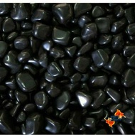 Black Pebble Stone (S) 1kg ( 1cm to 1.8cm )