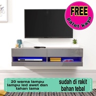 Tv table floating Tv table multi-purpose table floating drawer table 2 drawers hanging Tv table wall