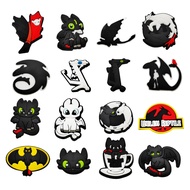 Toothless Jibbitz Shoe Charspvc Soft Rubber Shoe Buckle Accessories Dragon Trainer Shoe Buckle