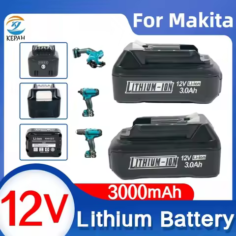 BL1020 Battery 12V 3.0Ah Li-ion Power Tools Rechargeable Battery for Makita BL1016 BL1015 BL104 DF33