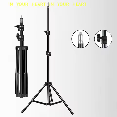 【X】1.6M 2.1M Heavy Duty Metal Alloy Light Stand Tripod For Photo Studio Softbox Video Flash Reflecto
