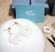 【獨家禮盒】耳環DIY材料包 2副 | 初學者 | 贈工具組母親節 送禮