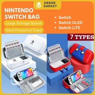 Nintendo Switch/OLED PU Storage Bag Portable PU Carrying Case Protective Travel Pouch for Nintendo Switch Console Game