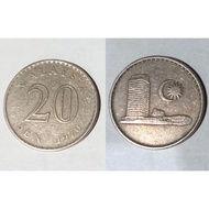 Malaysia Used 20 Sen 1970