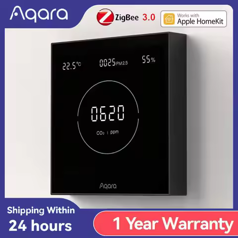 NEW Aqara Air Quality Monitor Panel S1 Omni Directional Air CO2 PM2.5 Temperature Humidity Monitorin