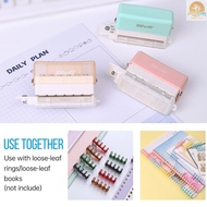 KW-triO Mini 6 Hole Puncher 99H6 Handheld Plastic Round Hole 6mm for A4 A5 B5 Scrapbooking
