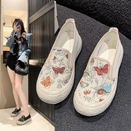 Flat Mother Shoes Old Beijing Cloth Shoes Bucket Shoes