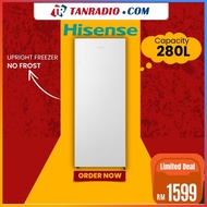 Hisense 280L Upright Chest Freezer Fridge No Frost Peti Ais Berdiri 立式冷冻柜 冰柜