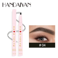 5 Colors Eyebrow Tattoo Pen 4 Points Fork Tip Liquid Brow Pencil Long Lasting Waterproof 4 Head Fine