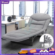 WOOD Folding Bed Foldable Bed Small bed Office Station Lunch Break Lounge Chair Lying Bed Sleep Household Adult bed折叠床