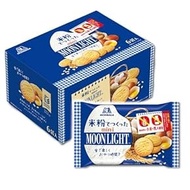 (訂購) 日本製造 森永 Mini Moonlight 米粉曲奇餅33g (一盒 6 包)