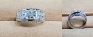 แหวนเพชร แหวนแต่งงาน แหวนหมั้น ทองคำขาว เม็ดกลาง GIA น้ำหนัก 1.15 กะรัต น้ำ 92 vvs1 3ex none...
