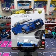 HOTWHEELS CAR CULTURE TIMELESS ICON NISSAN SKYLINE R34 SPEC II