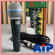 ไมค์โครโฟน NPE SM58A พร้อมสาย 4.5เมตร ไมค์สาย SM-58A ไมค์ร้องเพลง SM58 เอ็นพีอี SM 58 A เอไอ-ไพศาล