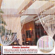 EELIC TMM-P1.5M/P2M CONTENTS 5 PCS CRYSTAL BEAD CURTAIN DECORATIONS CHOICE OF 1.5 METERS AND 2 METER
