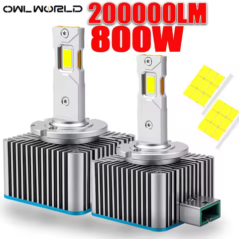 D1S D3S D2S D4S D1R D2R D3R D4R D8S Turbo LED Headlight Bulbs High Power CANBUS 200000LM 6000K 12V H