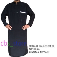 Jubah /Jubah Pria/Gamis pria dewasa/jubah gamis Hitam