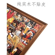 🚓Solid Wood Puzzle Frame1000Piece Large Picture Frame Wall-Mounted500Mounting Vintage Picture Frame3002000Puzzle Mountin