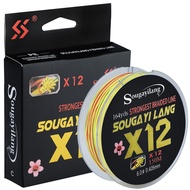 Sougayilang【COD】PE X12 Senar Pancing 150/350/550M 12 Helai Kepang PE Senar Pancing Senar Pancing PE