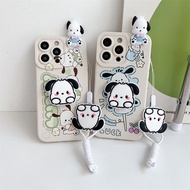 Cartoon Casing For Vivo V20Pro V20 V20SE S1 X50 X60 X70 X80 X90 Pro plus X70Pro+ X90Pro+ Phone Case Soft TPU 3D Cute SnoopyAnti-fall Silicone Protective Cover With Lanyard