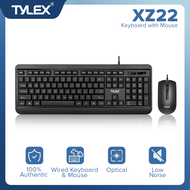 TYLEX XZ22 Home&Office Keyboard and Mouse Combo for PC Desktop Laptop