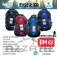 BEG BACKPACK DEUTER EIGER 50 (35L) VIETNAM