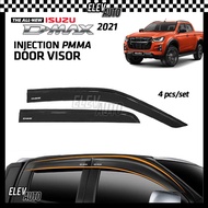 Isuzu D-Max DMax X-Terrain 2021 Premium Injection Door Visor Sun Visor Window Visor Isuzu DMax Acces