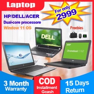 Only 2999Peso Cheapest price online for hp Laptop dell laptop With Turbo Boost 2.6GHZ Processor and 4G RAM memory laptop 2k budget mini laptop second hand laptop[PRELOVED]