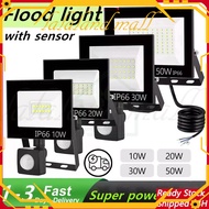 📣LOWEST PRICE📣10W 20W 50W PIR Motion Sensor LED Flood Light IP65 Waterproof Spotlight FloodLight Out