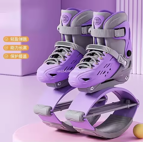 Fitness Roller Skating Kangaroo Bounce Shoes Unisex Fitness Exercise Rebound Shoes And Roller Shoes 