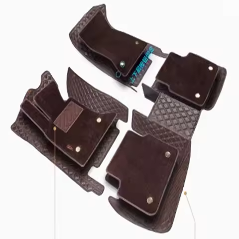 5D Custom Car Floor Mats For Nissan Patrol Y61 Y62 Y63 Armada Auto Carpets Double Layer Foot Coche F