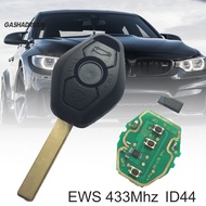 (gashadream)  433MHz 3 Buttons Remote Car Key Fob with ID44 Chip for BMW E46 E39 3 5 7 Series