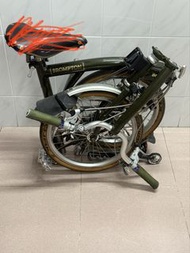 Brompton Folding Bike - Barbour 2017 V1 (Dark Green)