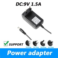 DC 9V 1.5A Power ADAPTER AC 100-240V Adapter Power cable UK Plug AU Plug 5.5*2.1MM Power Supply