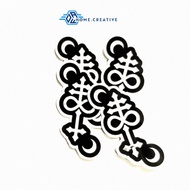 Leviathan Cross symbol sticker Satanic sticker/