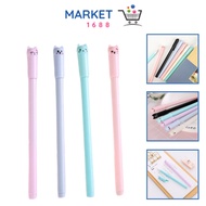 Market1688 Cute Meow Cartoon Character Pen Stationary Liquid Gel Pen