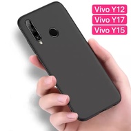 [ส่งจากไทย] Case Vivo Y12 / Y15 2020 / Y17 เคสโทรศัพท์วีโว่ วาย12 เคสนิ่ม tpu เคสสีดําสีแดง เคสซิลิโ